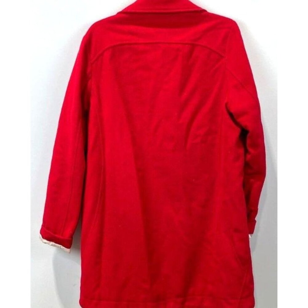 Pendleton Women's Red Wool Blend‎ Mid-Length Coat Size M - Picture 3 of 5